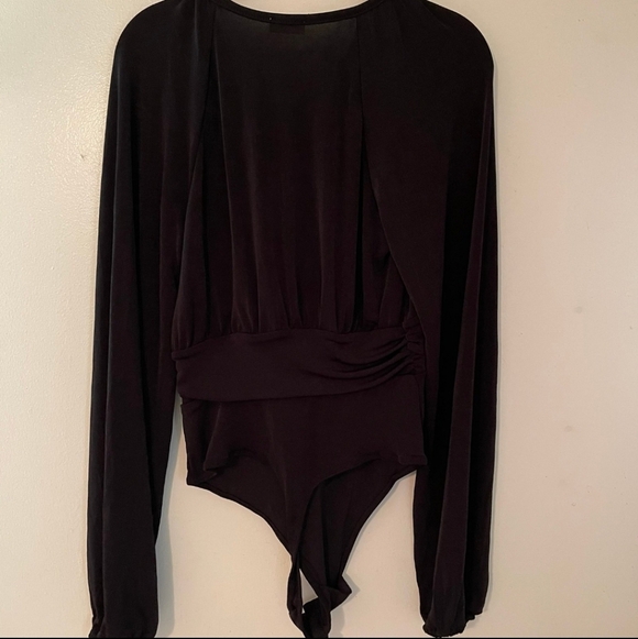 Free People Intimately  "In Your Arms" Black Bodysuit - Size M - NWT - Picture 4 of 7